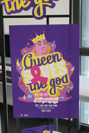 Affiche queen save the god